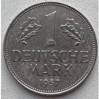 Германия 1 марка 1957 г. J