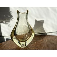 Ваза Чехия хрусталь редкая авторская