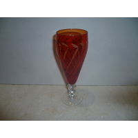 Бокал СССР Красное Стекло