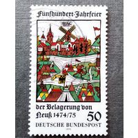 Марка Германия 1975 год 500-летие осады Нойсса