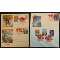 СССР. 1959г. Полная серия марок 21-й съезд КПСС, спецгашение.