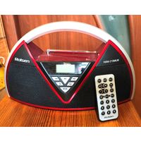MP3, FM-радио, USB/SD, 2х2Вт. Rolsen RBM-215MUR. Радиоприемник, радио приемник