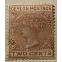 Цейлон 1872г. Британские колонии