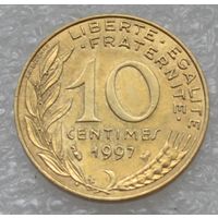 Франция, 10 сантимов 1997 г.