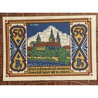 Нотгельд 50 пфеннигов 1921 год. Оснабрюк. Веймарская республика