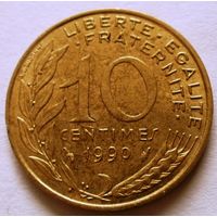 10 сантимов 1990 Франция