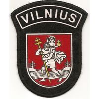 Нарукавный знак литовской полиции,город Вильнюс