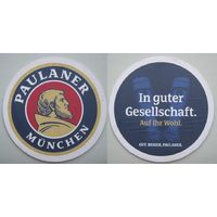 Подставка под пиво Paulaner /Германия/.