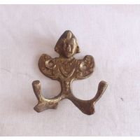 Крюк настенный Вешалка Бронза 11