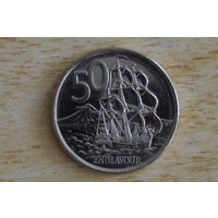 Новая Зеландия 50 центов 2009