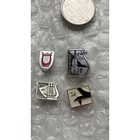 Значки искусство, 4 шт