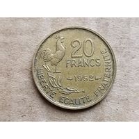 Франция 20 франков, 1952г. (D-107)
