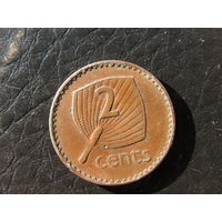 Фиджи.2 цента.1990. С 20 копеек. Распродажа коллекции. Смотрите другие лоты.