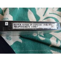Monterey 1967. Superstars. VHS видеокассета