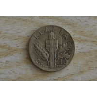 Италия 10 чентезимо 1940 с 1 руб