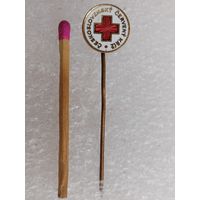 Знак-фрачник ЧССР. Чешский красный крест. тяжёлый