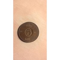 Швеция, 5 эре 1965.