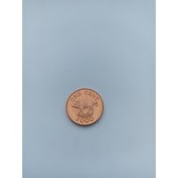 Бермудские острова 1 цент 2000 год