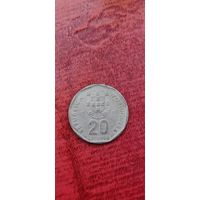 Португалия 20 эскудос 1987