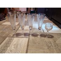 С рубля! Фужеры хрусталь СССР