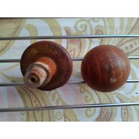 Две Деревянных Ручки - Одним Лотом.