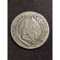 Австрия. 20 крейцеров 1779 EvS.-I.K   м.д. Прага Мария Терезия.