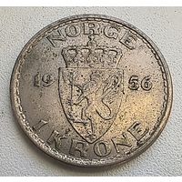Норвегия 1 крона 1956  4-5-11