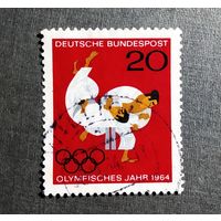 Марка Германия 1964 год Олимпийские игры