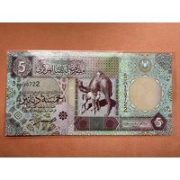 Ливия. 5 динаров 2002 г. UNC