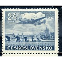 Чехословакия 1946 транспорт авиация самолеты //К1 101