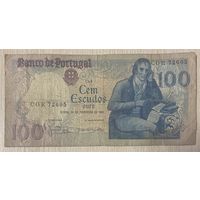 Банкнота 100 эскудо 1981 года. Португалия. С рубля без МЦ.