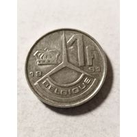 Бельгия 1 франк 1991
