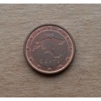 Эстония, 1 евроцент 2015 г.