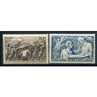Франция - 1941г. - национальная зимняя помощь - 2 марки - полная серия, MH [Mi 509-510]. #2-Fr-33-A-2
