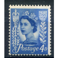 Великобритания, Джерси - 1966/67г. - королева Елизавета II, стандартный выпуск - 1 марка - полная серия, MNH [Mi 3 х]. #3-GB-Z-1-17