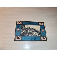 Нотгельд номиналом 1 марка , 1921 года, город Хессиш-Ольдендорф, Германия.