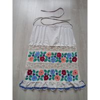 Фартук, передник вышитый старинный