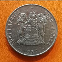 ЮАР 50 центов 1987 г.,  KM# 87