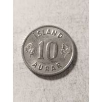 Исландия 10 аурар 1971