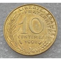 Франция, 10 сантимов 1998 г.