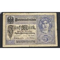 1917 год Германия 5 марок