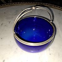 Конфетница. Кобольт, Серебро.