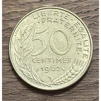 50 Сантимов Франция 1962г.
