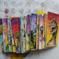 Наклейки планета динозавров (испорчены)