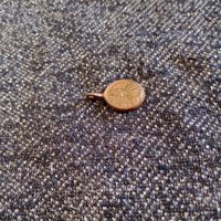 Католический медальон медный старый образок в сохране с ушком