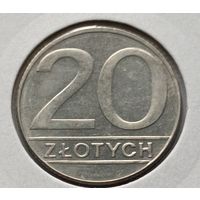 Польша. 20 злотых 1989 года. (*)