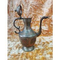 Кувшин Курган, высота 21 см. Латунь