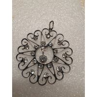 Серебрянный кулон ХЮЗ.  Серебро 875 пробы.