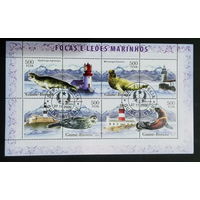 ФАУНА РЫБЫ МОРСКИЕ ОБИТАТЕЛИ    БЛОК  сто