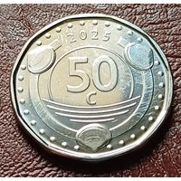 Синт-Мартен 50 центов, 2025    ( 1-4-5 )